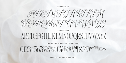 Brecia Lovely Font Poster 12