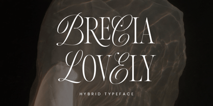 Brecia Lovely Font Poster 1