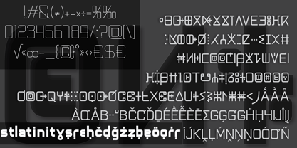 Yasmeen Tech Font Poster 5