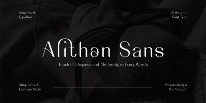 Alithan Sans Font Poster 1