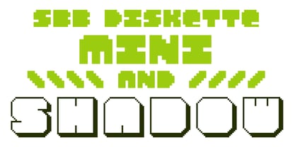 SbB Diskette Font Poster 2