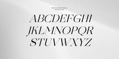 The Hourse Serif Font Poster 14