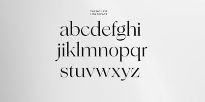 The Hourse Serif Font Poster 7