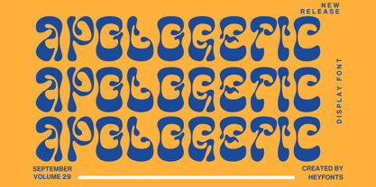 Apologetic Font Poster 1