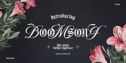 Boomsong Font Poster 1