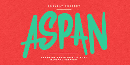 MC Aspan Font Poster 1