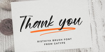 Risthiya Brush (DEL) Font Poster 7