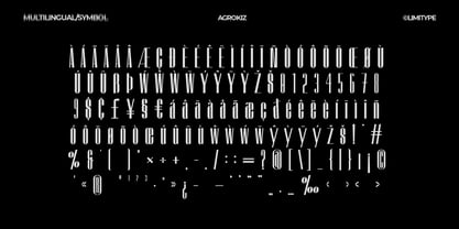 Agrokiz Font Poster 9