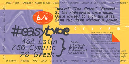 Easytype Font Poster 1