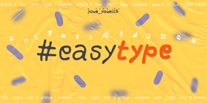 Easytype Font Poster 2