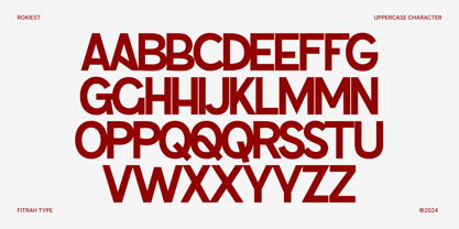 Rokiest Font Poster 9