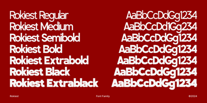 Rokiest Font Poster 5