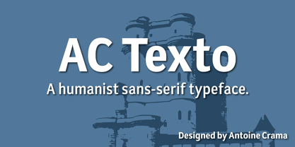 AC Texto Pro Font Poster 1