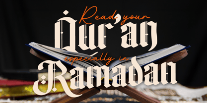 Ramadan Letter Font Poster 4