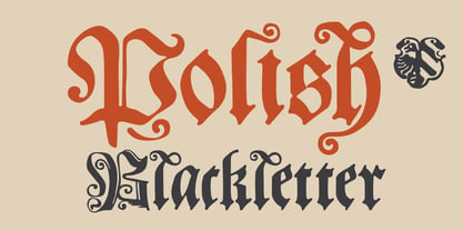 Polish Blackletter Font Poster 1