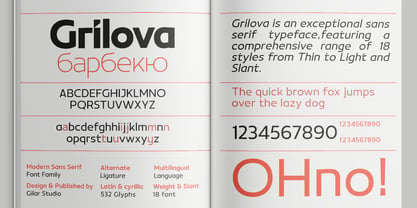 Grilova Font Poster 10