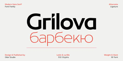 Grilova Font Poster 1