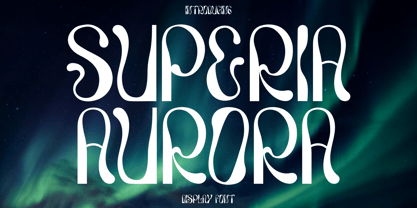 Superia Aurora Font Poster 1