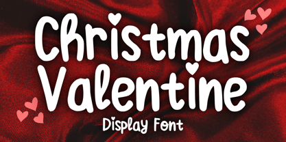 Christmas Valentine Font Poster 1