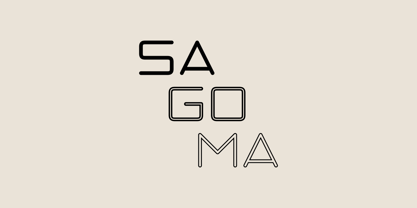 Sagoma Font Poster 1