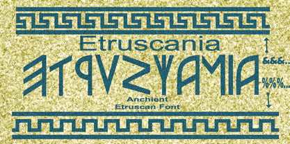 Etruscania Font Poster 1