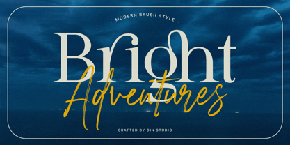 Modern Brush Style Font Poster 5