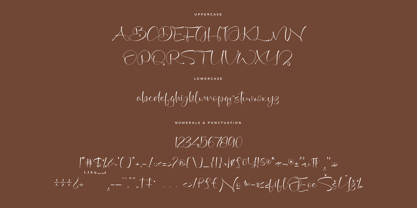 Amethysta Secret Font Poster 7