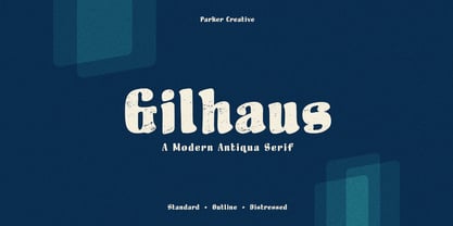 Gilhaus Font Poster 1
