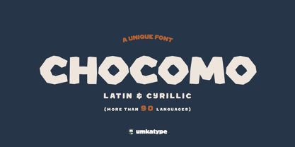 Chocomo Font Poster 12