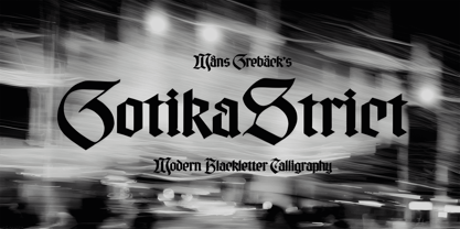 Gotika Font Poster 8