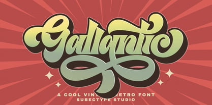 Gallantic Font Poster 1
