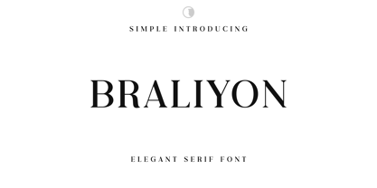 Braliyon Font Poster 1