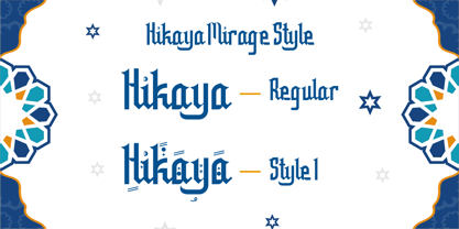 Hikaya Mirage Font Poster 10