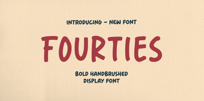 Fourties Font Poster 1