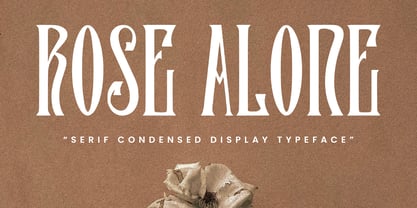 Rose Alone Font Poster 1