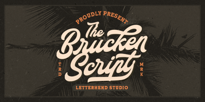 The Brucken Font Poster 1