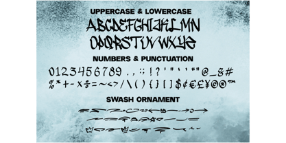 Airosol Spray Graffiti Font Font Poster 5