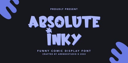 Absolute Inky Font Poster 1