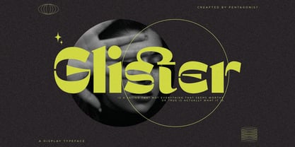 Glister PS Font Poster 1
