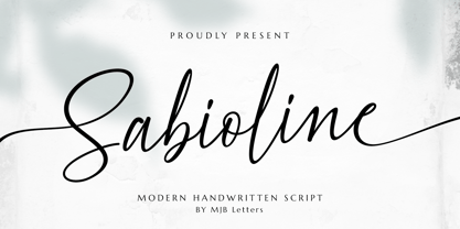 Sabioline Font Poster 1