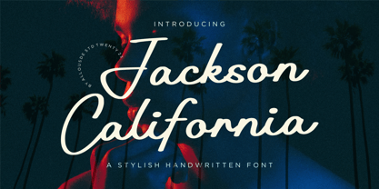 Jackson California Font Poster 1