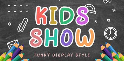 Kids Show Font Poster 1