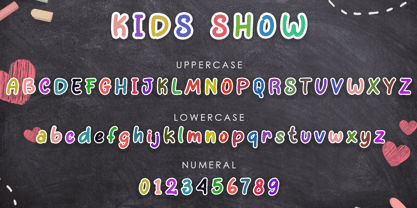 Kids Show Font Poster 5