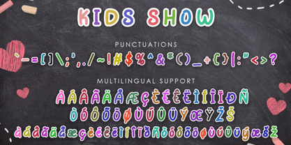 Kids Show Font Poster 6