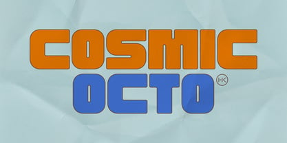 Cosmic Octo Font Poster 1