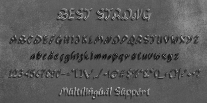 Best Strong Font Poster 5