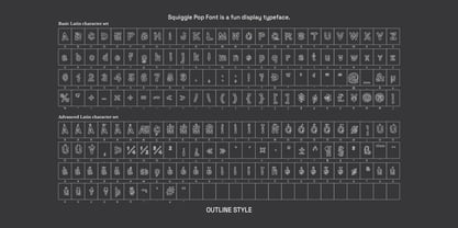 Squiggle Pop Font Poster 6