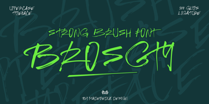 Brosgty Font Poster 1