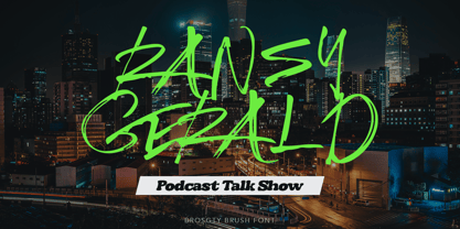 Brosgty Font Poster 10