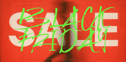 Brosgty Font Poster 3